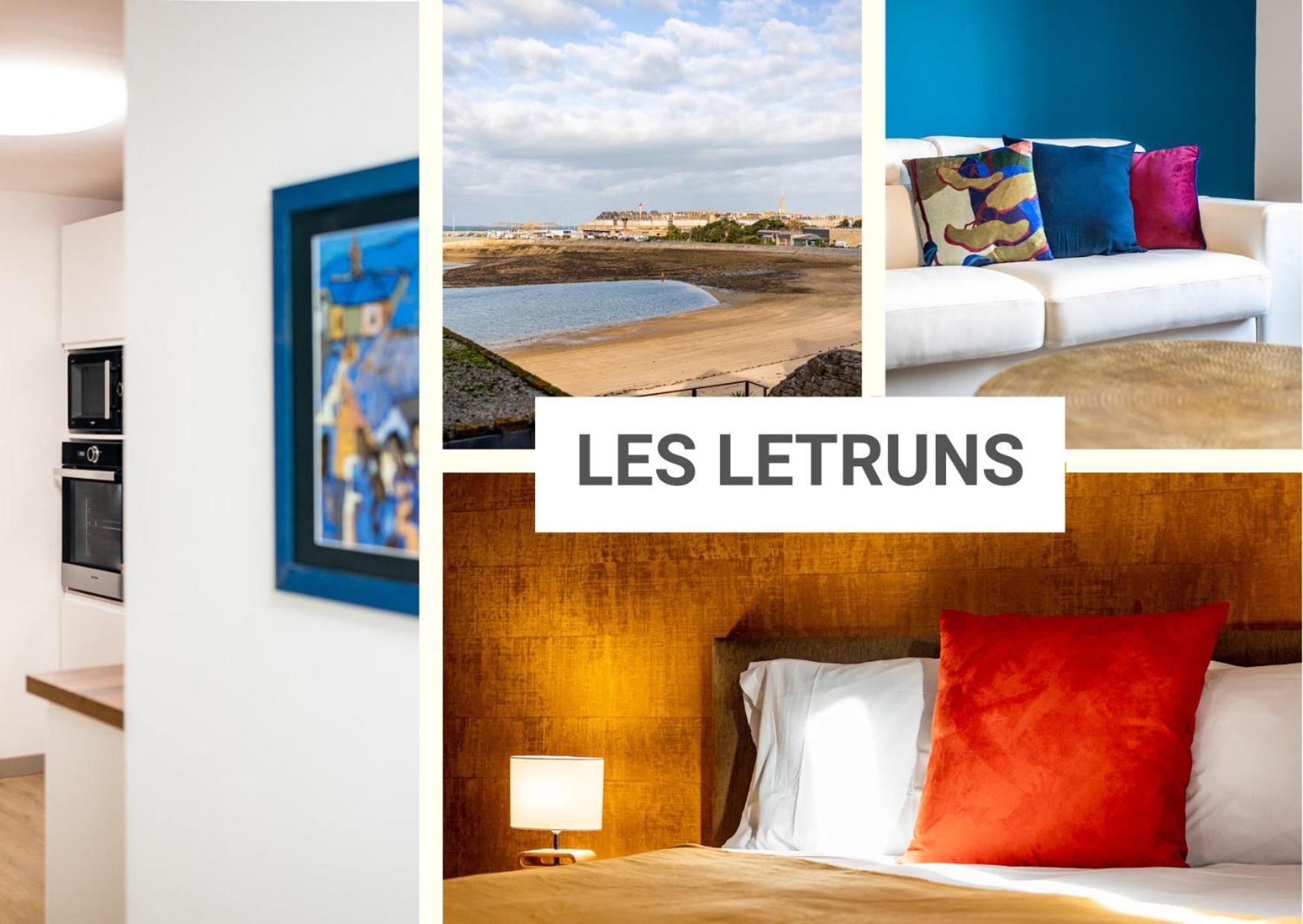 Les Letruns - Appart - 3 Pers - Vue Sur La Mer 圣马洛 外观 照片